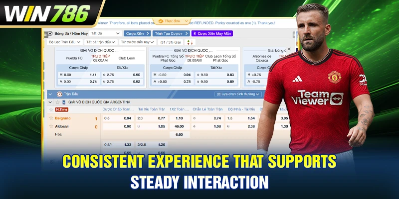 Consistent experience that supports steady interaction