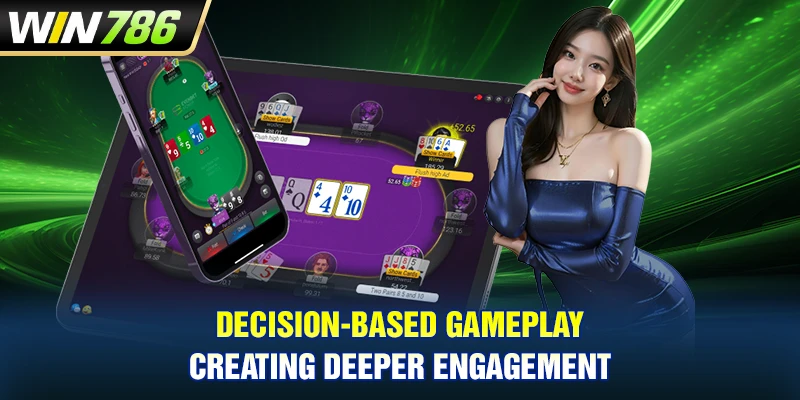Decision-based gameplay creating deeper engagement