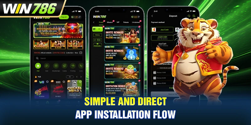 Simple and direct app installation flow